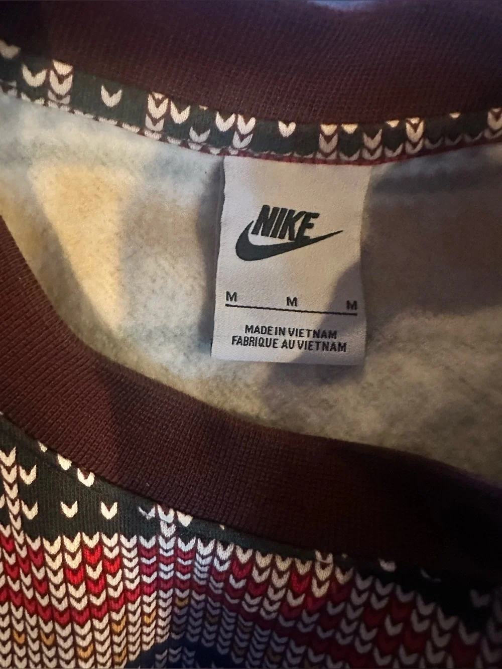 Men’s Nike Sportswear Club Fleece Holiday Crewneck Sweatshirt